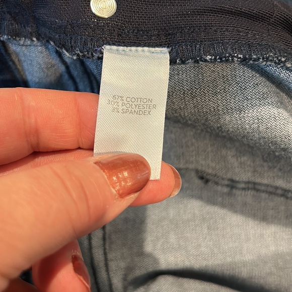 J. Jill Denim High Rise Leggings Premium Flex Stretch Jeans Dark Wash Size 18 - Picture 5 of 5